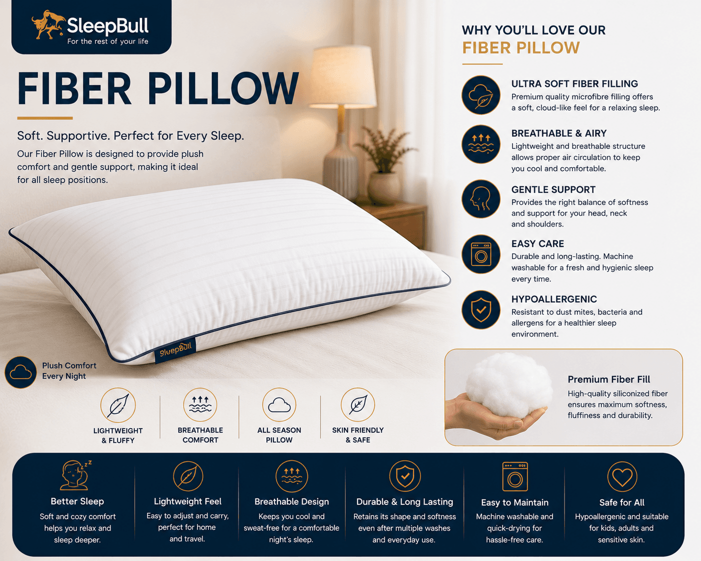Fiber Pillow
